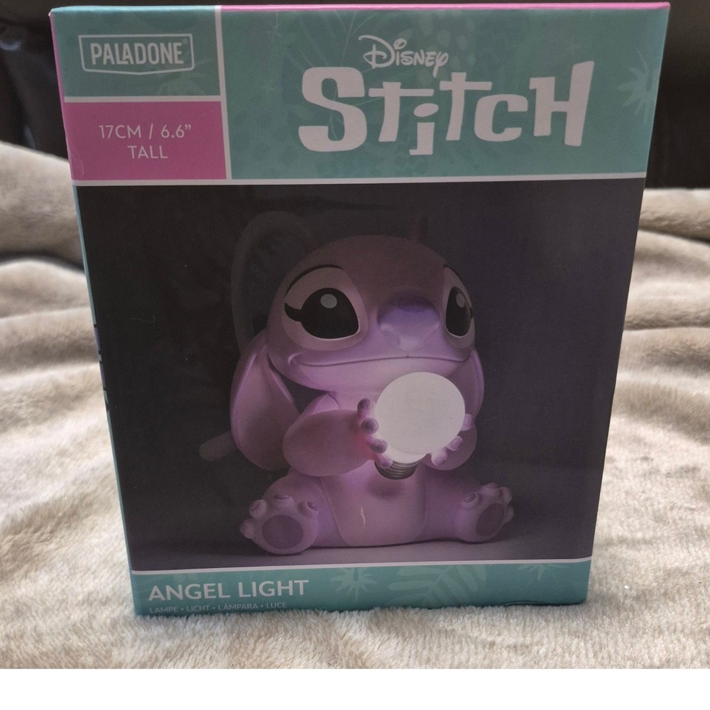 Disney Stitch Angel Light Paladone Experiment 624 Battery Operated Mood Lamp